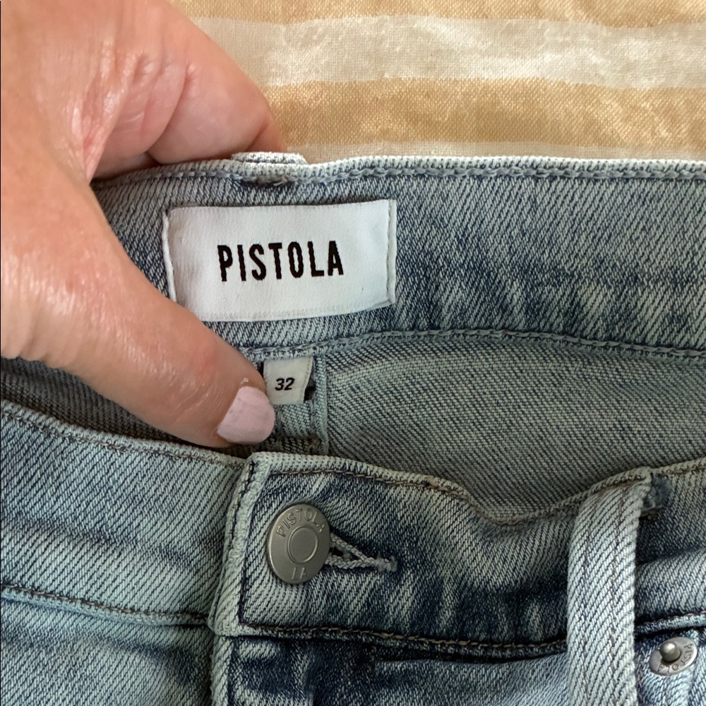 Pistola Faded Blue Denim Jeans